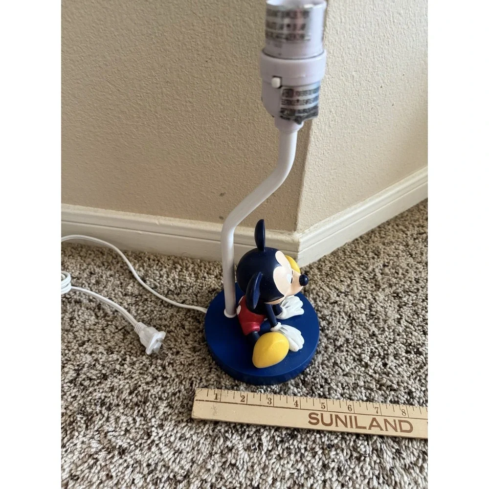 Disney Store Mickey Mouse Table Lamp Vintage Style‎ Authentic Works